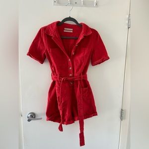 Urban Outfitters Red Playsuit/Romper
